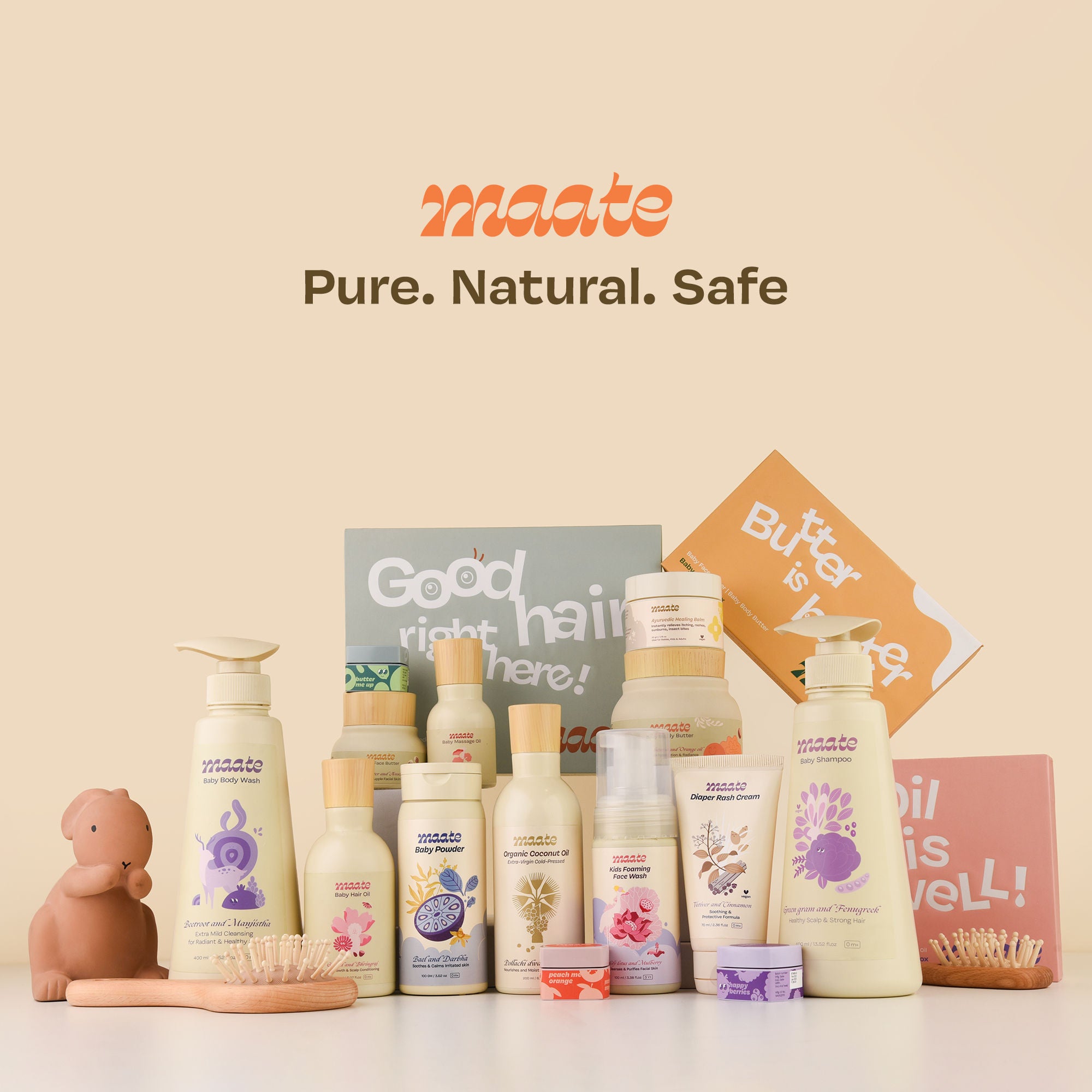 Maate Baby Face Butter Cream Moisturizer with Avocado & Shea Butter for Soft & Supple Skin, 50gm
