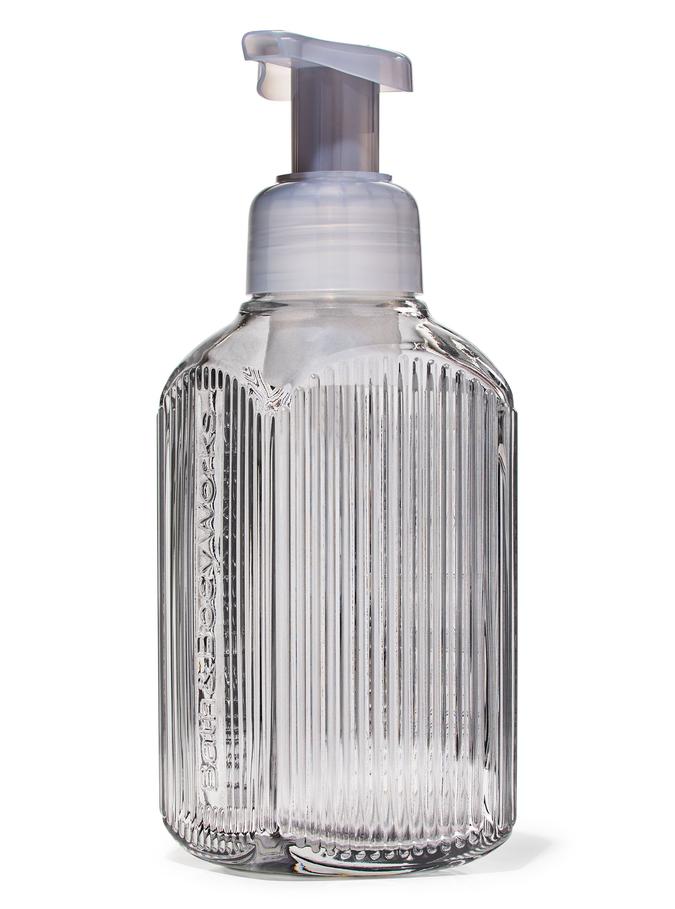 Bath & Body Works Gray Vertical Lines Gentle & Clean Foaming Hand Soap Dispenser, 1 pcs Buy at Indicrest