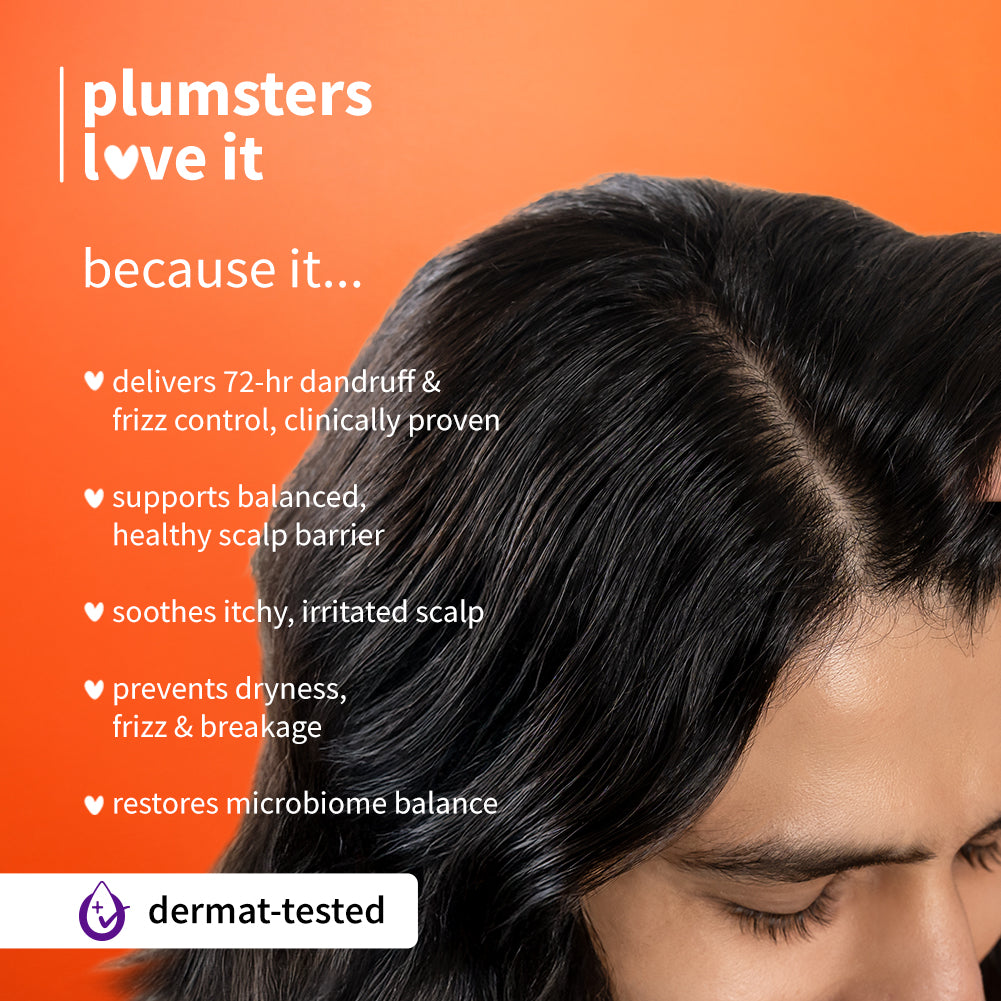 Plum Anti-Dandruff Shampoo with Volcanic Minerals & 0.5% Salicylic Acid | 72-Hr Dandruff & Frizz Control | Prevents Dry Hair, 250ml Buy at Indicrest Image 4