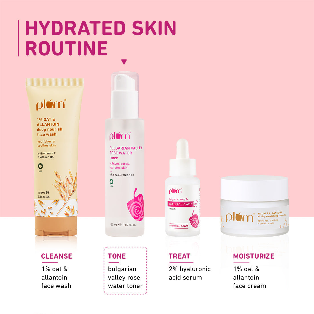 Plum Bulgarian Valley Rose Water Toner for tighter pores | Alcohol-Free Toner | Instantly Hydrates | Soothes & Calms Skin | Tightens Pores | Dermat-Tested, 150ml Buy at Indicrest Image 7