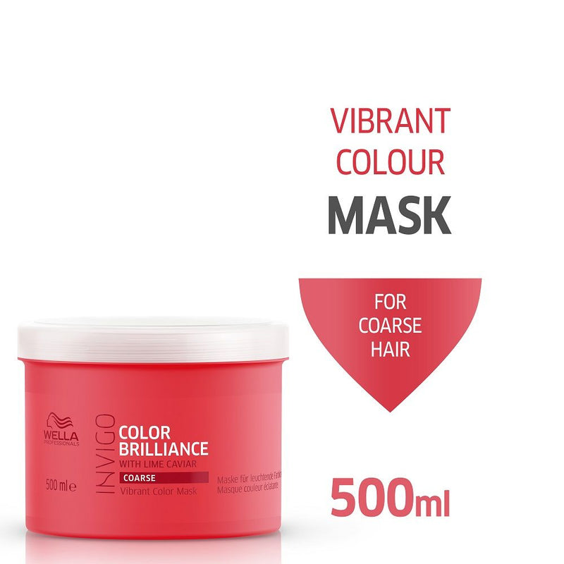 Wella Professionals Invigo Color Brilliance Mask For Coarse Hair, 500ml Buy at Indicrest