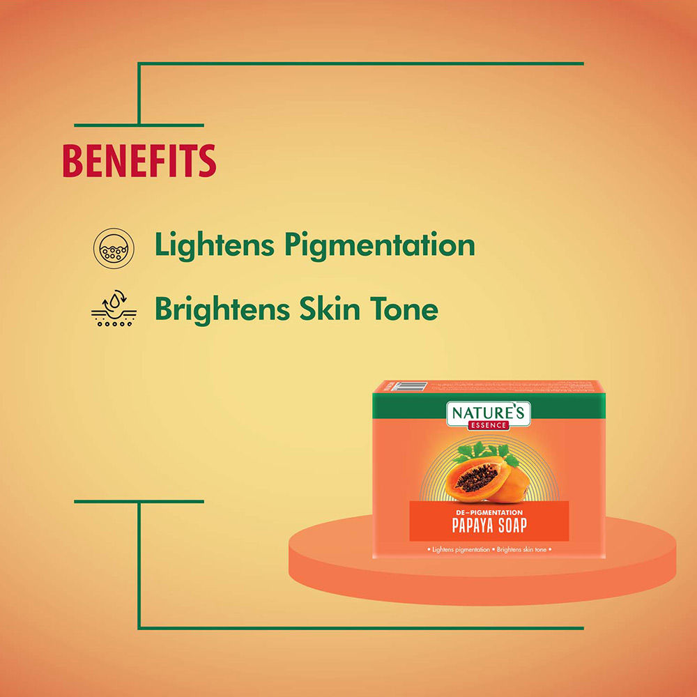 Nature's Essence De - Pigmentation Papaya Soap, 75g Buy at Indicrest Image 6