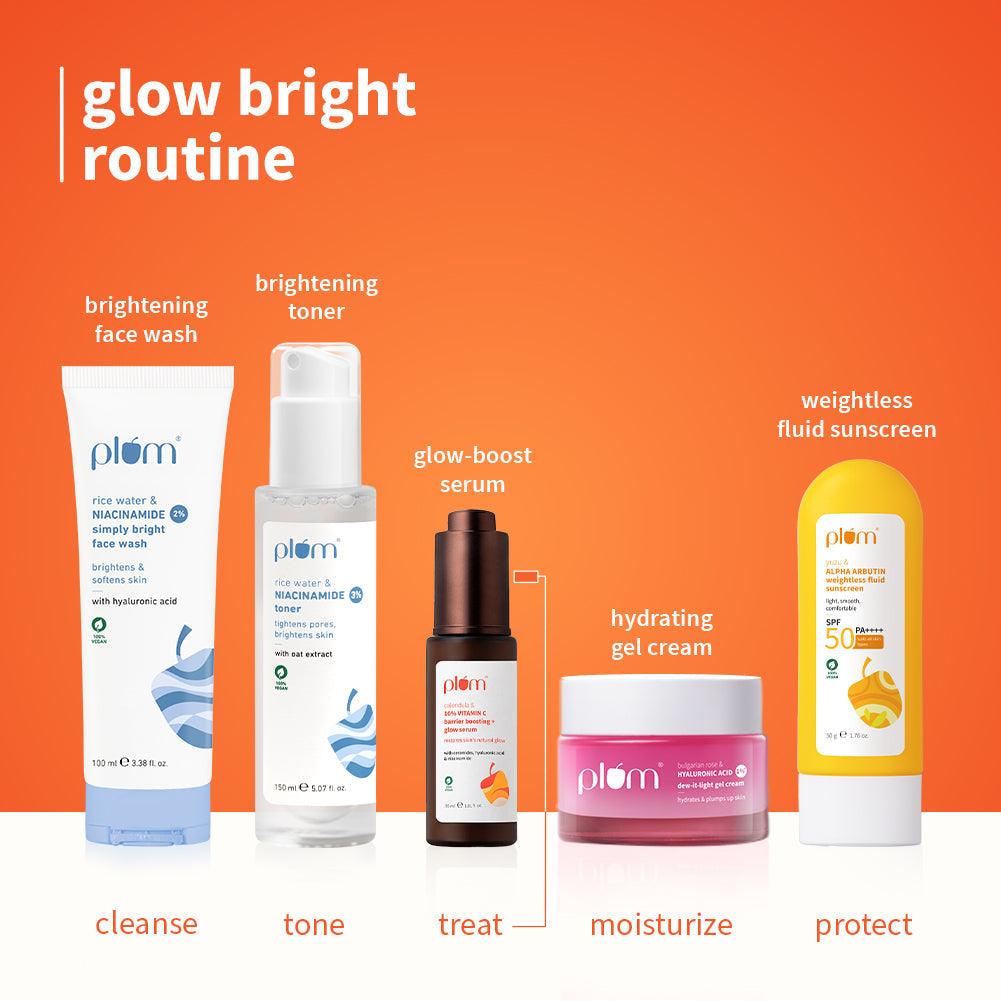 Plum 10% Vitamin C Barrier Boosting + Glow Serum with Calendula | Boosts Glow From 1st Use | Fades Dark Spots In 14 Days | Dermat-Tested, 30ml x 2 Buy at Indicrest Image 11