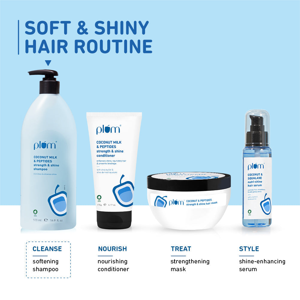Plum Coconut Milk & Peptides Shampoo | Softens Strands | Nourishes Hair, 500ml Buy at Indicrest Image 10
