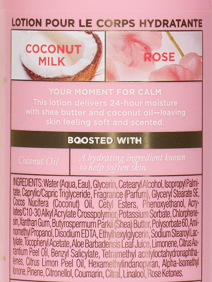 Victoria's Secret Coconut Milk Rose Natural Beauty Body Lotion, 296 ml/10 fl oz Buy at Indicrest Image 2