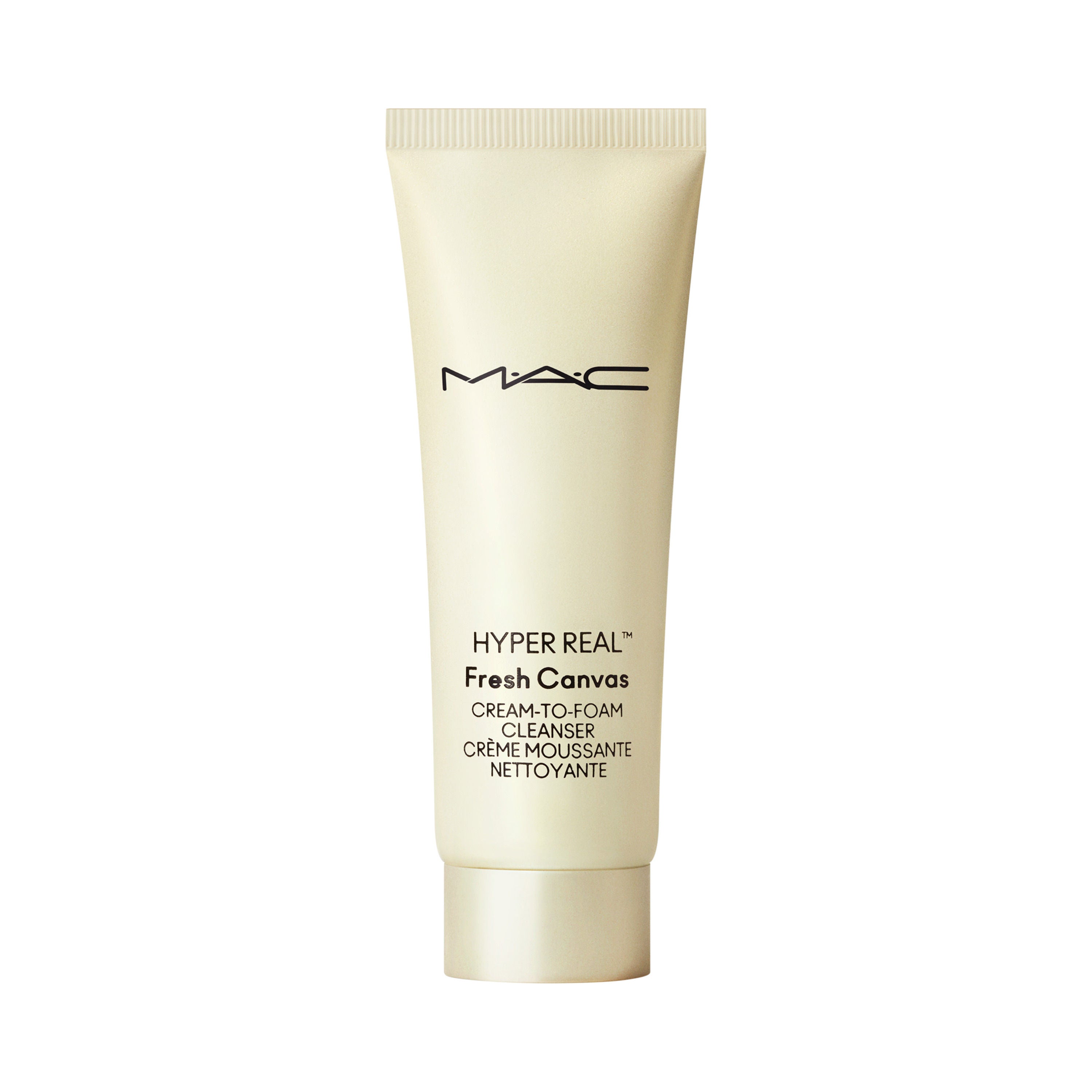 M.A.C Hyper Real Fresh Canvas Cream-To-Foam Cleanser With Cationic Hyaluronic Acid & Glycerin, 125ml Buy at Indicrest