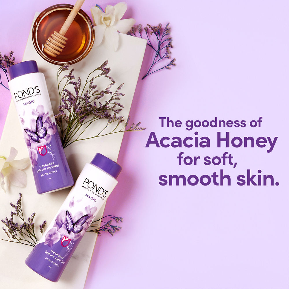 Pond’s Magic Freshness Talcum Powder With Acacia Honey, 400g Buy at Indicrest Image 4