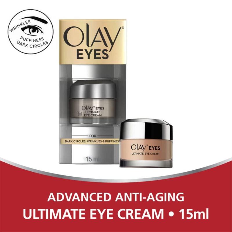 Olay Ultimate Eye Cream Reduces Dark Circles, Wrinkles & Puffiness With Niacimide & Pentapeptides, 15ml Buy at Indicrest Image 8