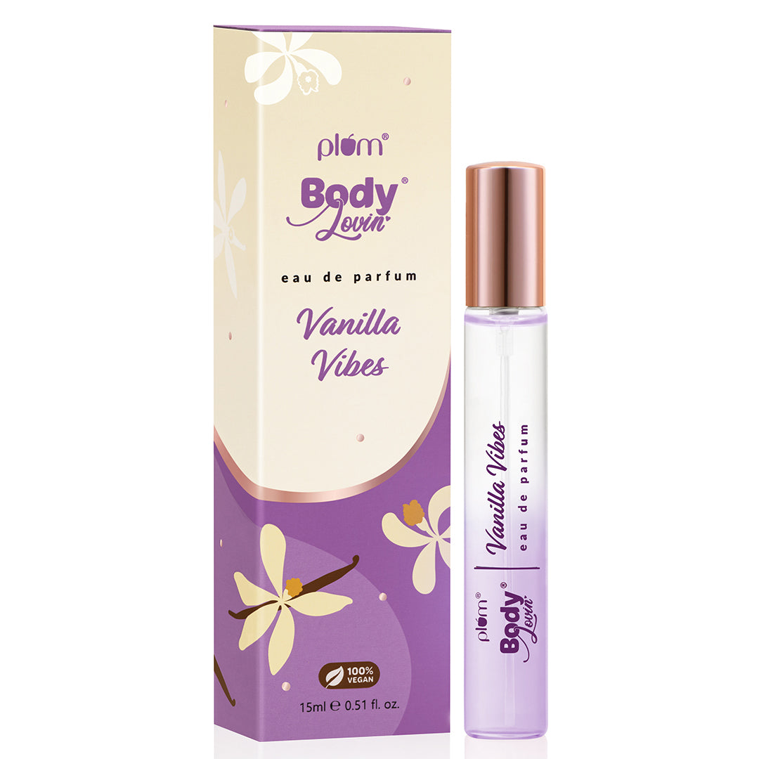 Plum Vanilla Vibes Eau De Parfum (Perfume) by Plum BodyLovin' | Long Lasting | Travel-Friendly | Warm Vanilla Fragrance | Luxury Perfume, 50ml Buy at Indicrest Image 10