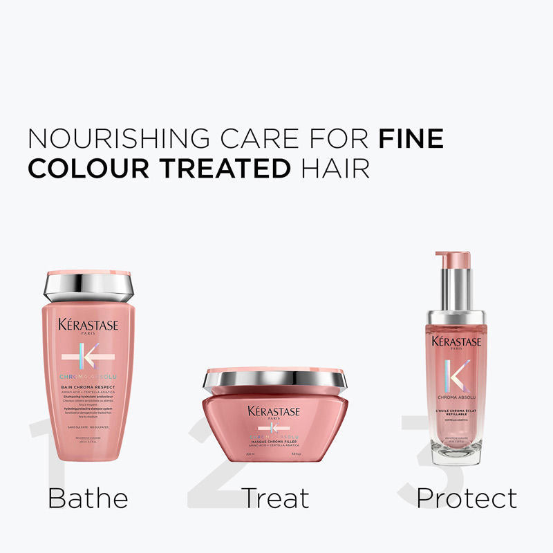 Kerastase Chroma Absolu Masque Chroma Filler Hair Mask For Color Protection & Nourishment, With Amino Acid, 200ml