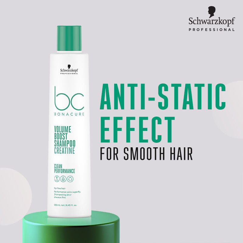 Schwarzkopf Professional Bonacure Volume Boost shampoo With Creatine - For Fine Hair, 250ml Buy at Indicrest Image 6