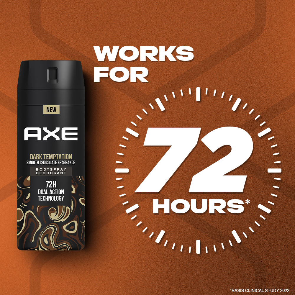 Axe Dark Temptation Long Lasting Deodorant Bodyspray For Men, 150ml Buy at Indicrest Image 6