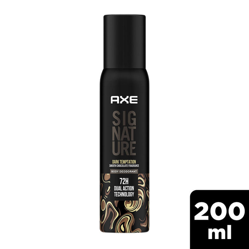 Axe Sigture Dark Temptation Long Lasting No Gas Body Deodorant For Men, 200ml Buy at Indicrest