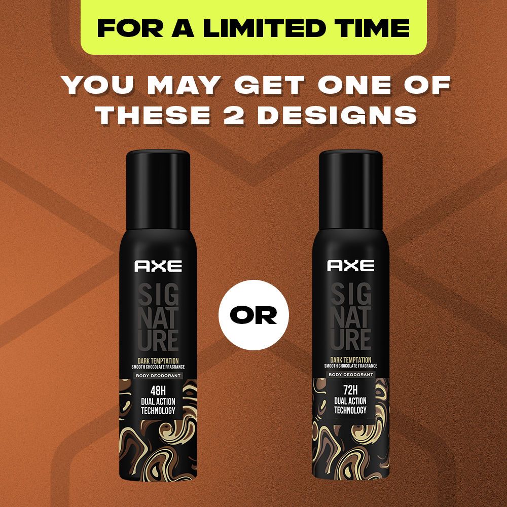 Axe Sigture Dark Temptation Long Lasting No Gas Body Deodorant For Men, 154ml Buy at Indicrest Image 9