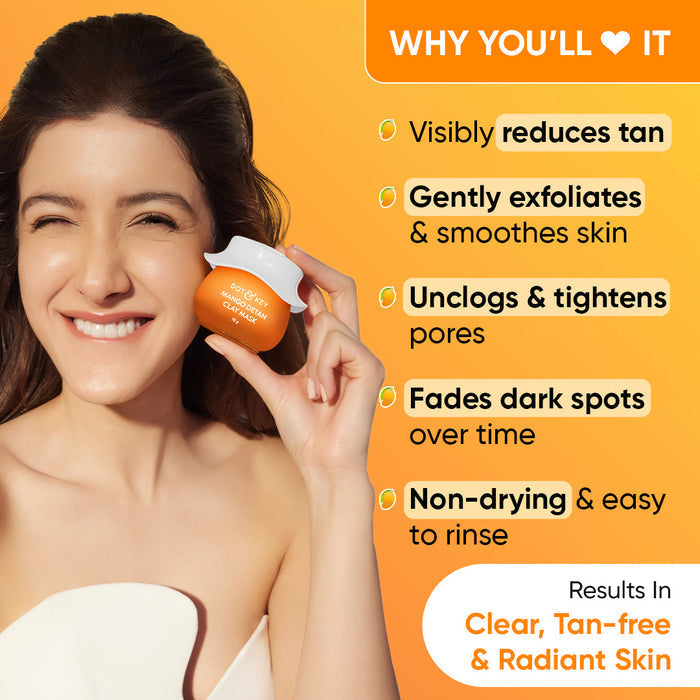 Dot & Key Mango Detan Clay Mask, 70g Buy at Indicrest Image 3