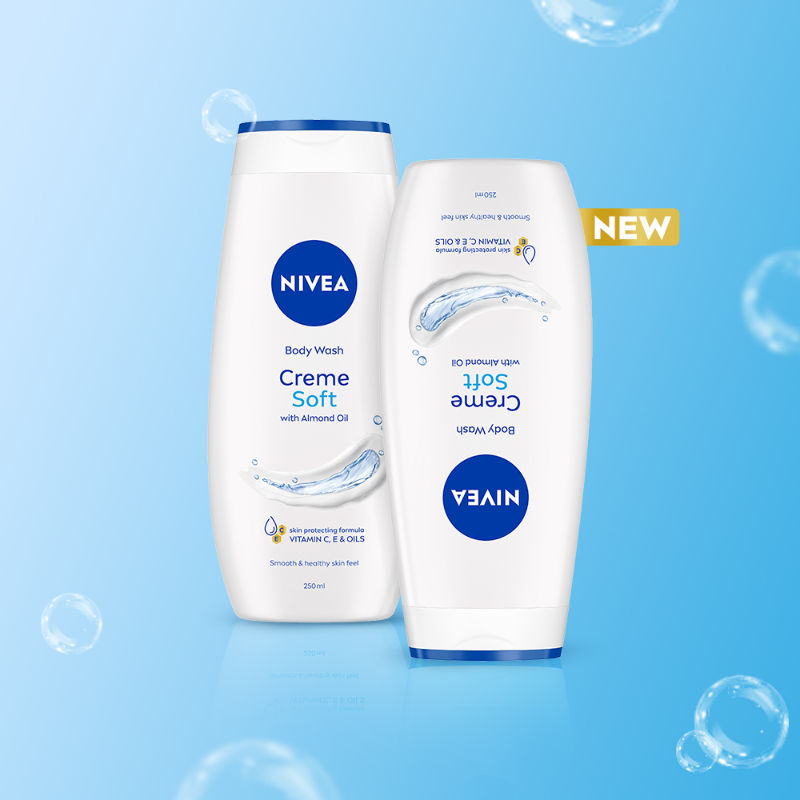 Nivea Body Wash- Creme Soft Naturally Clean & Healthy Skin Natural Almond Oil, 250ml Buy at Indicrest Image 4