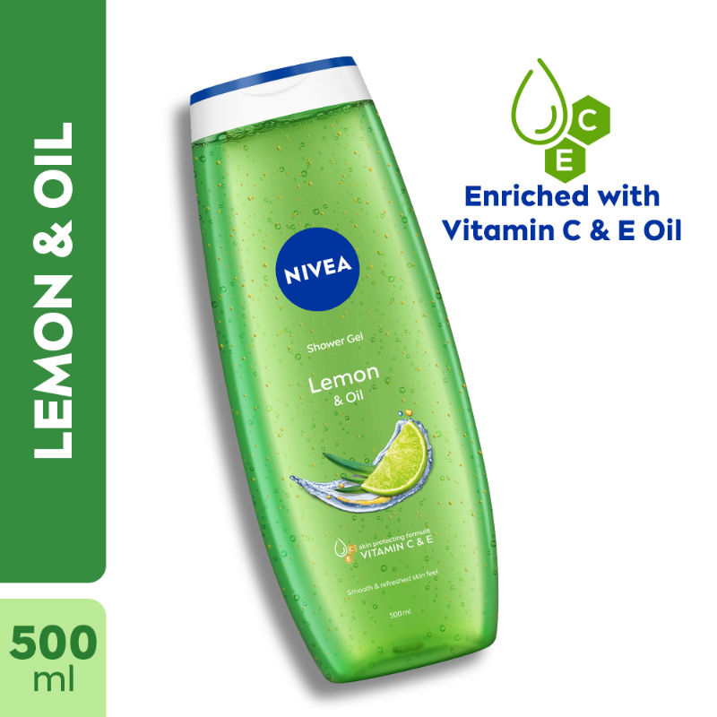 Nivea Lemon & care oil Body wash for long-lasting freshness, 500ml Buy at Indicrest