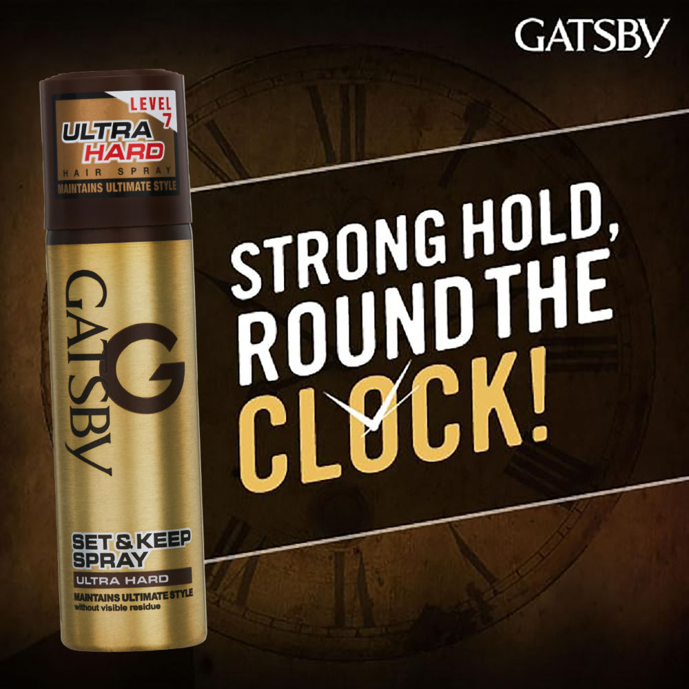 Gatsby Japan's No. 1 Set & Keep Hair Spray - Ultra Hard, 66ml Buy at Indicrest Image 2