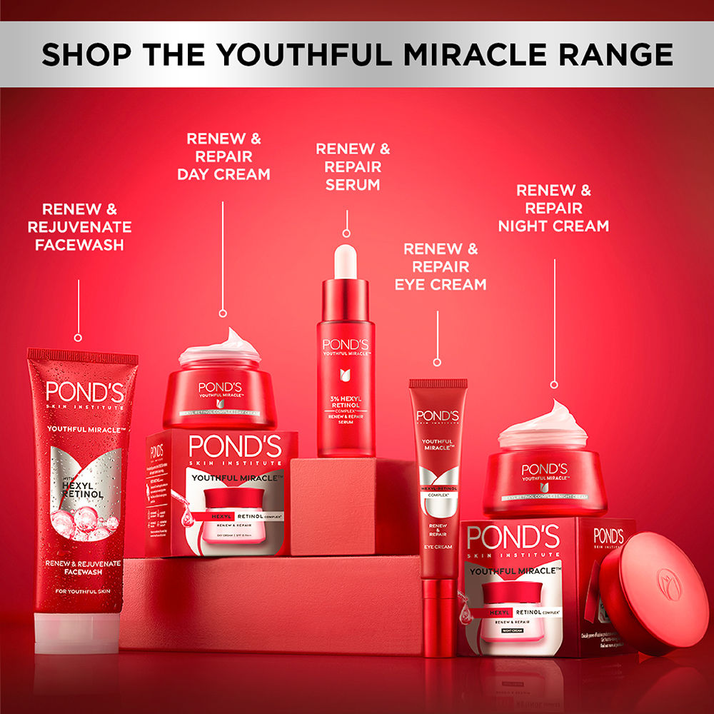 Pond’s Youthful Miracle Anti Aging Night Cream With Retinol C Niacinamide, 50g Buy at Indicrest Image 9