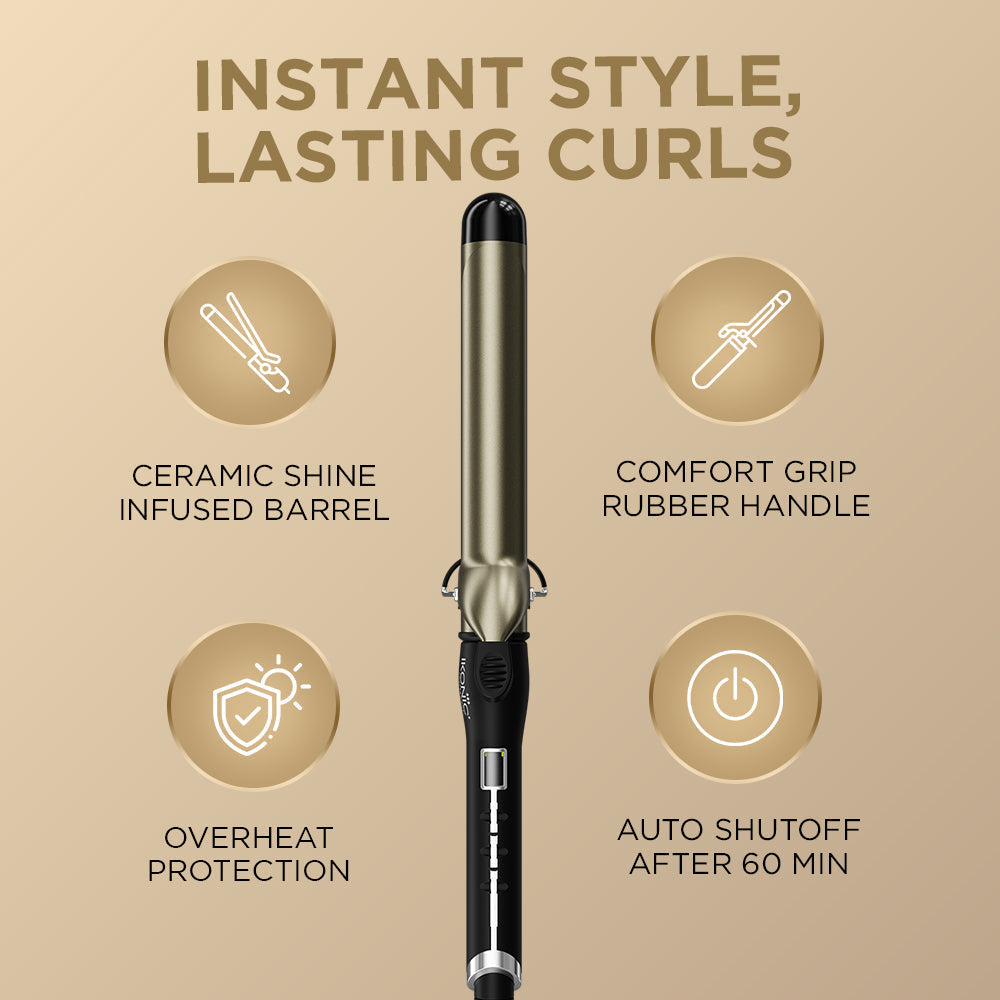 Ikonic Professional Curling Tong Hair Curler, Size 32 Buy at Indicrest Image 3