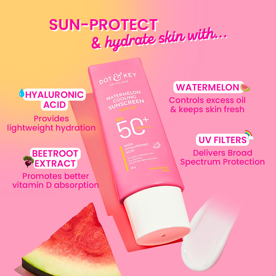 Dot & Key Watermelon Sunscreen, SPF 50+ PA++++, 50g Buy at Indicrest Image 4