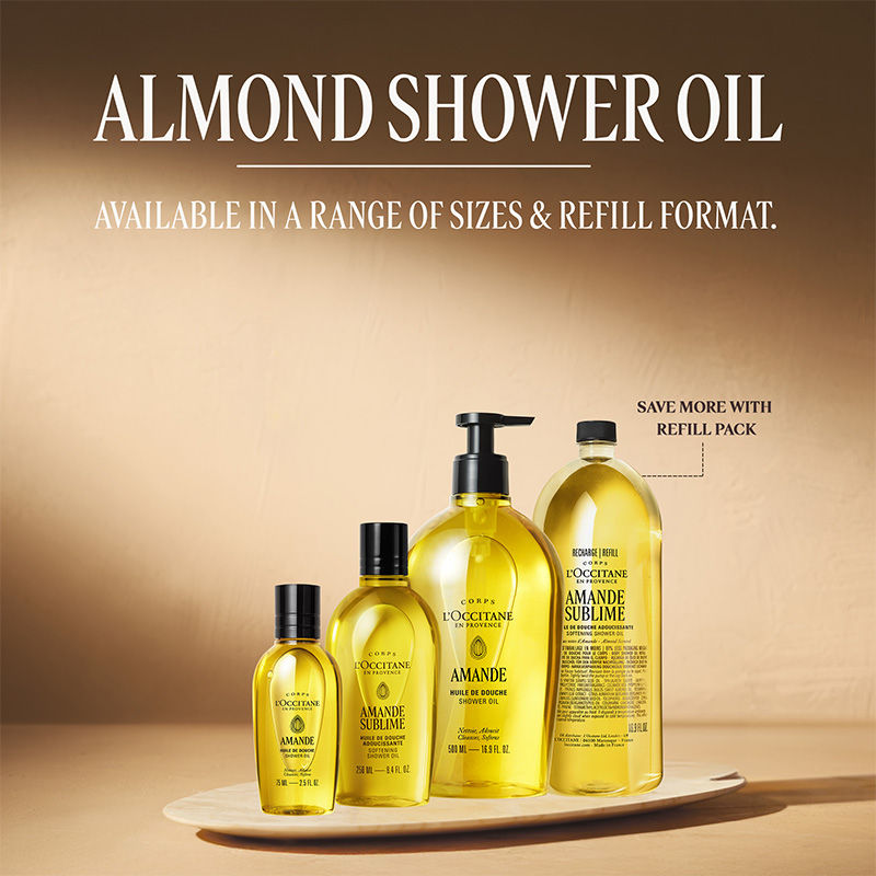 L'Occitane Almond Softening Shower Oil, 250ml
