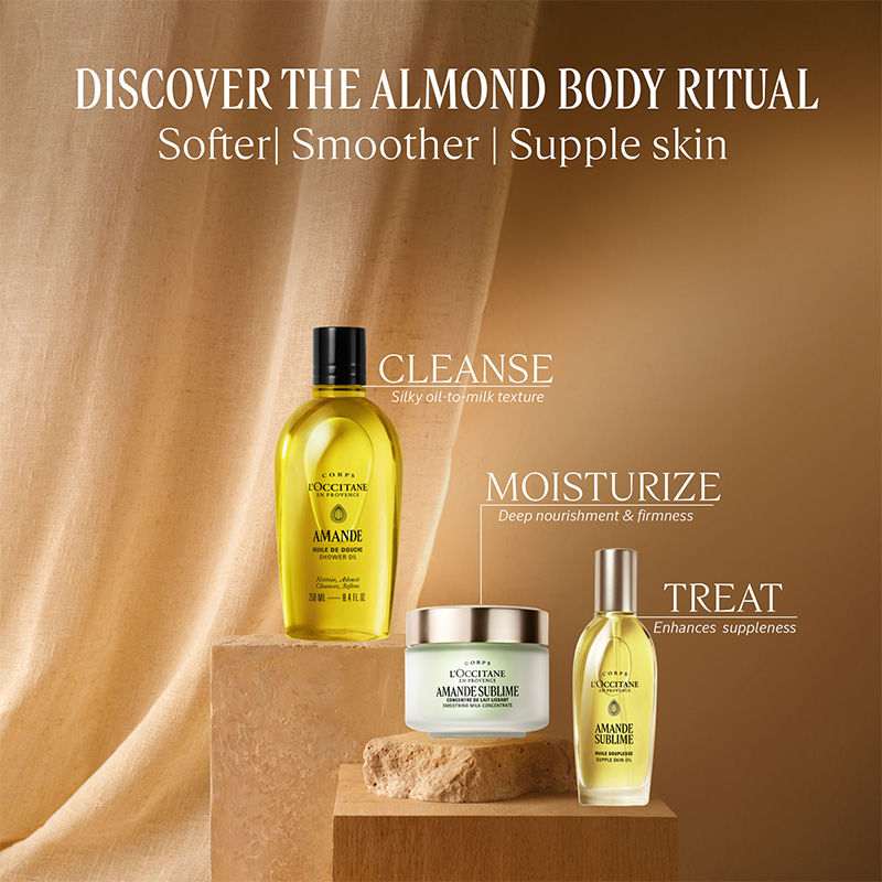 L'Occitane Almond Softening Shower Oil, 500ml