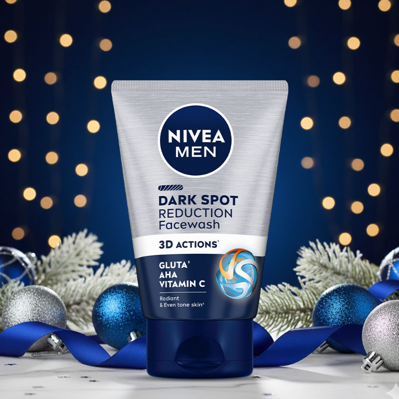 Nivea MEN Face Wash, Dark Spot Reduction, for Clean & Clear Skin with 10x Vitamin C Effect, 50g Buy at Indicrest Image 2