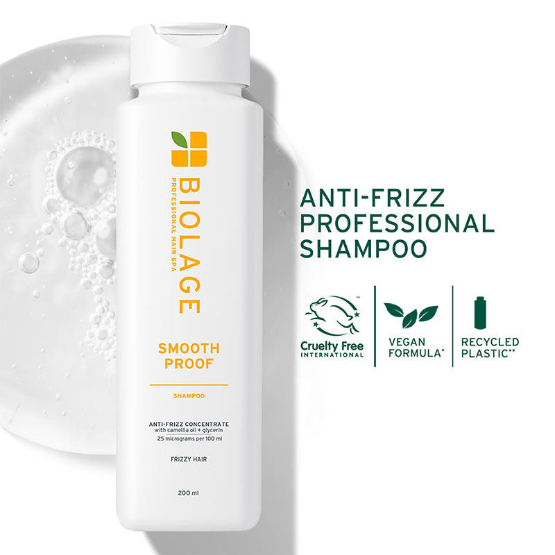 Matrix Biolage Smoothproof Camellia Shampoo - Smooth Frizzy Hair, 400ml Buy at Indicrest Image 3