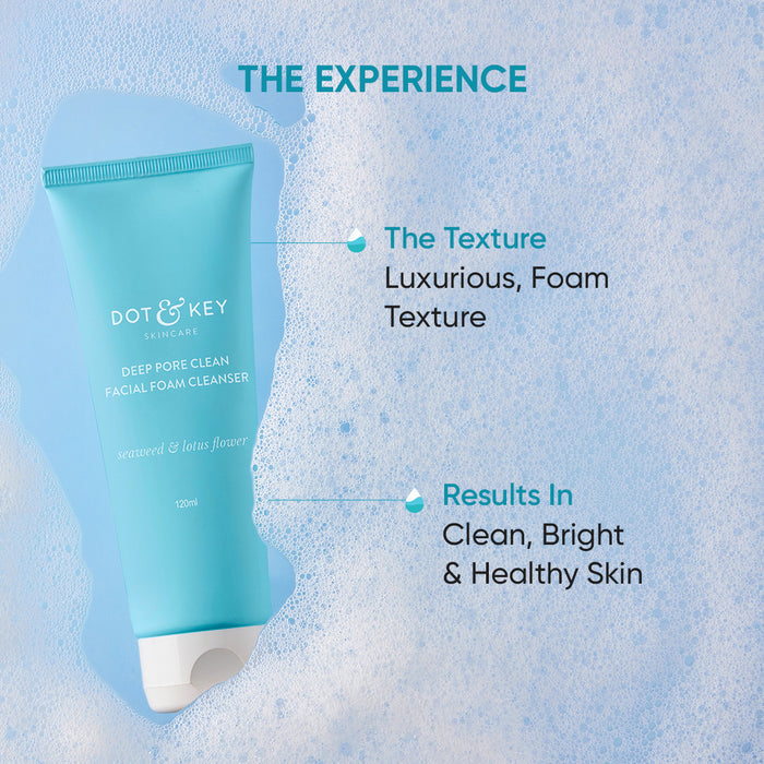 Dot & Key Deep Pore Clean Milky Foamy Cleanser, 100ml - Indicrest Buy at Indicrest Image 4
