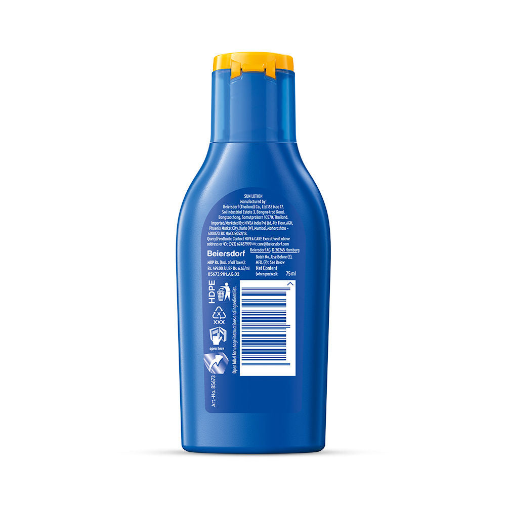 Nivea SPF 50+ PA+++ Protect & Moisture Sunscreen-No White Cast, With Vitamin C & Hyaluron, 75ml Buy at Indicrest Image 11