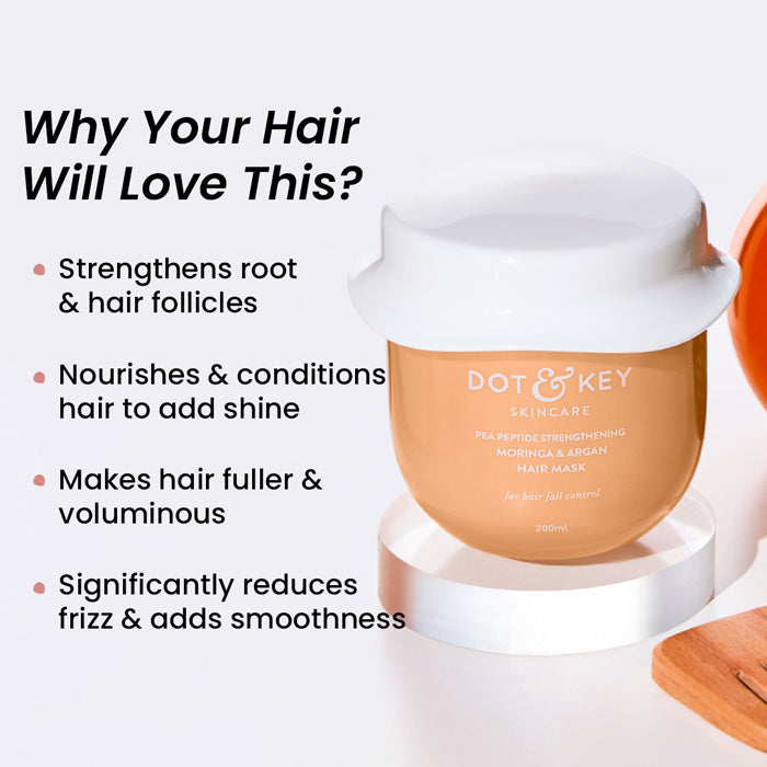 Dot & Key Hair Mask with Moringa + Argan Oil, 200ml Buy at Indicrest Image 4
