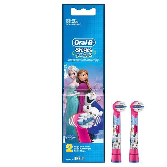 Oral-B Disney Frozen Characters Kids Electric Replacement Toothbrush Heads (Pack of 2), 1 piece Buy at Indicrest