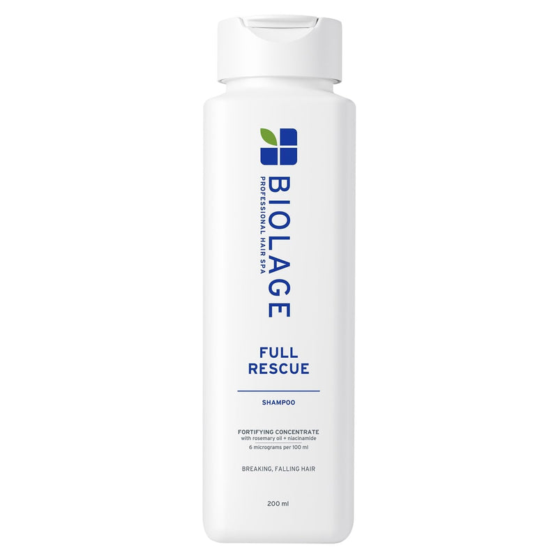 Biolage Full Rescue shampoo bottle on a white background Buy at Indicrest