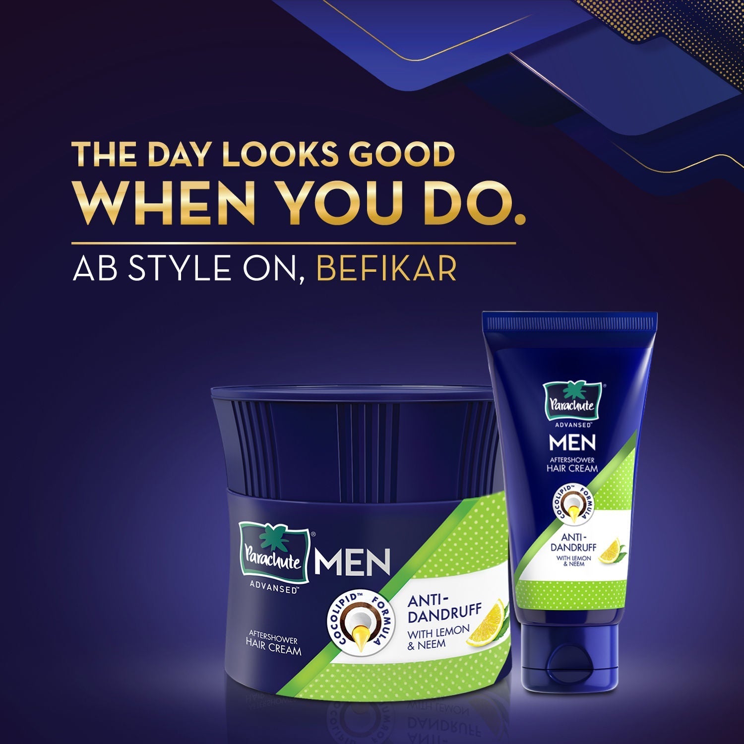 Parachute Advansed Aftershower Anti-Dandruff Hair Cream, 100g Buy at Indicrest Image 3