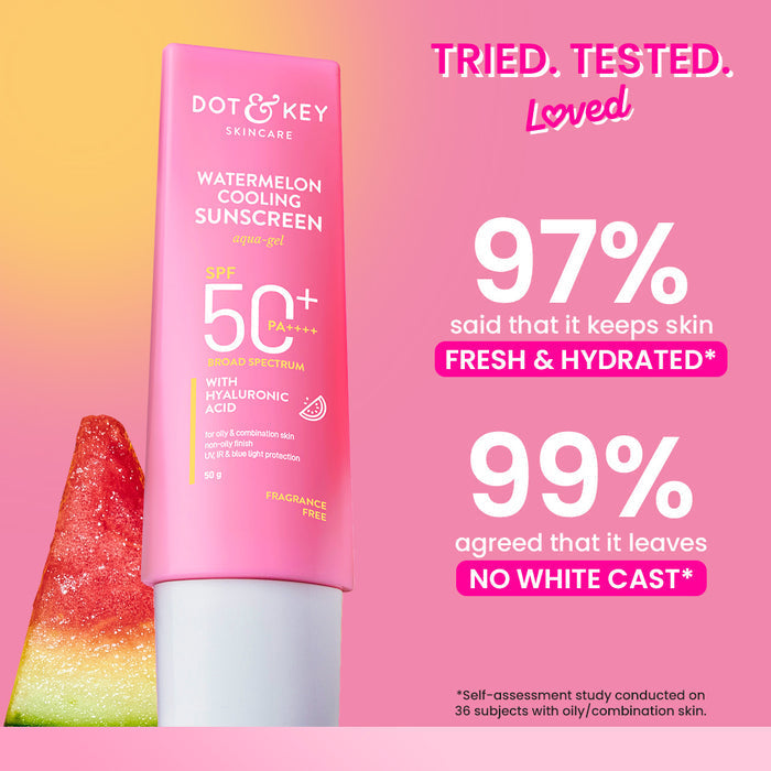 Dot & Key Watermelon Cooling Sunscreen, SPF 50+ 80g - Indicrest Buy at Indicrest Image 7