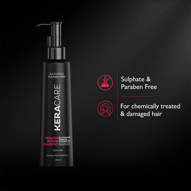 Godrej Professional Keracare Keratin Damage Repair Shampoo, 250ml Buy at Indicrest Image 6