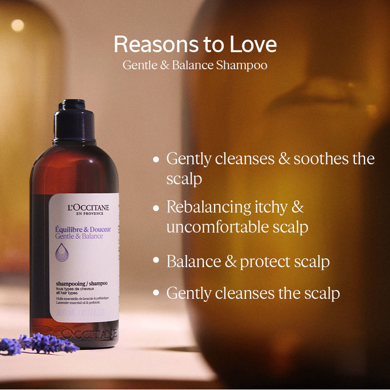 L'Occitane Gentle & Balance Micellar Shampoo, 300ml
