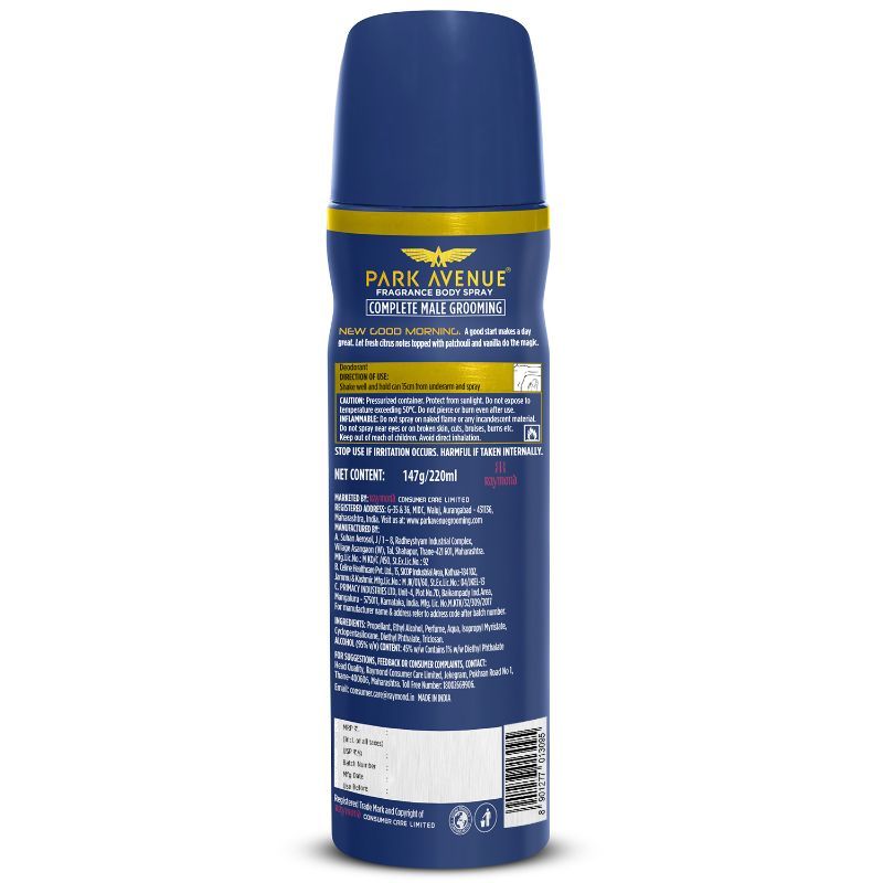 Park Avenue Mega Pack Original Deo Cool Blue, 220ml Buy at Indicrest Image 2