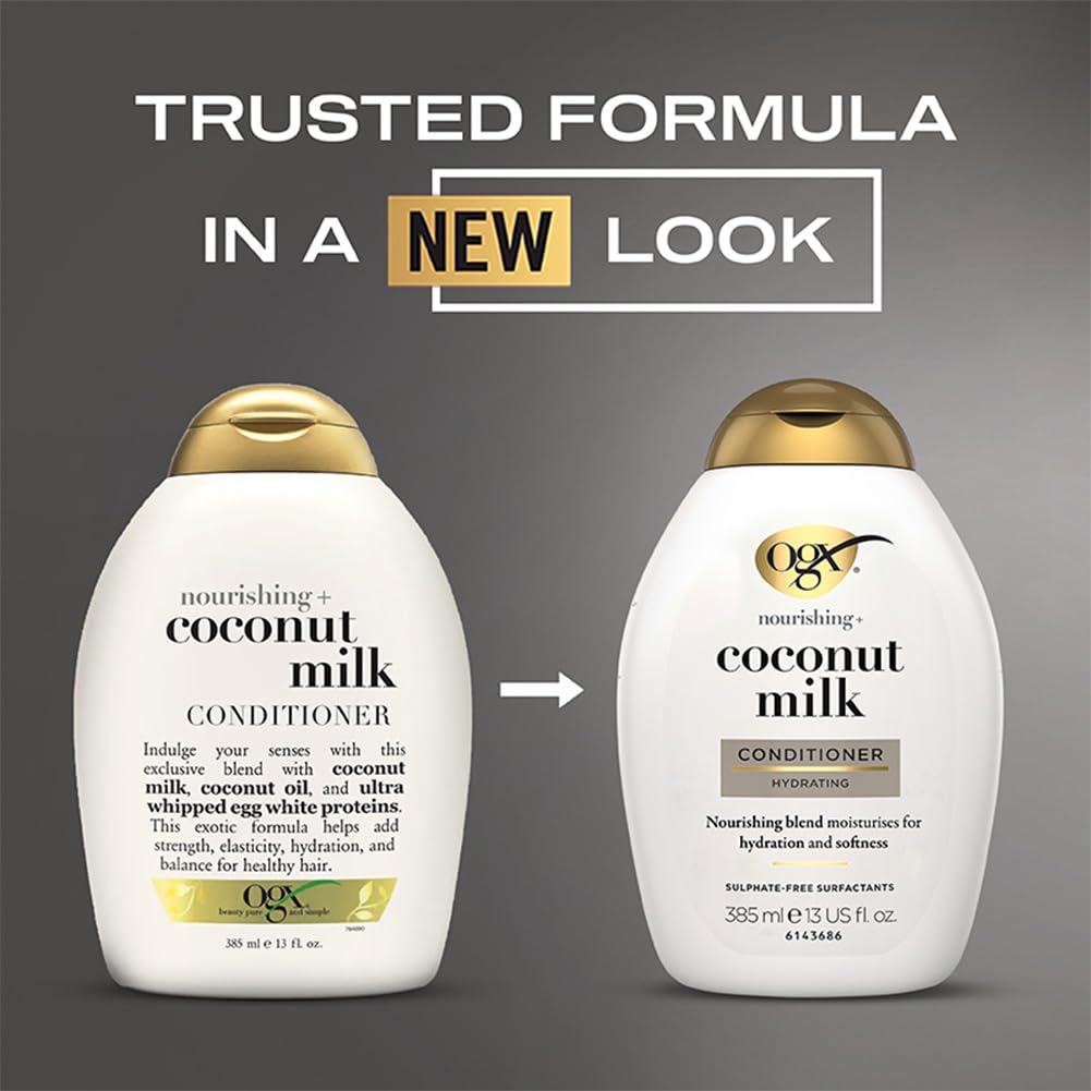 OGX Coconut Milk Conditioner, 385ml Buy at Indicrest Image 3