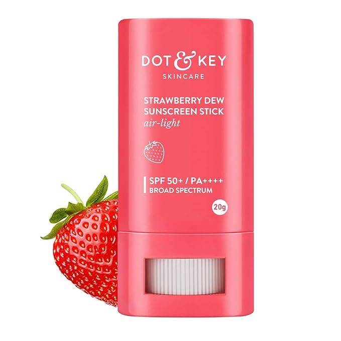 Dot & Key Strawberry Dew Sunscreen Stick SPF 50+ PA++++, 20g Buy at Indicrest