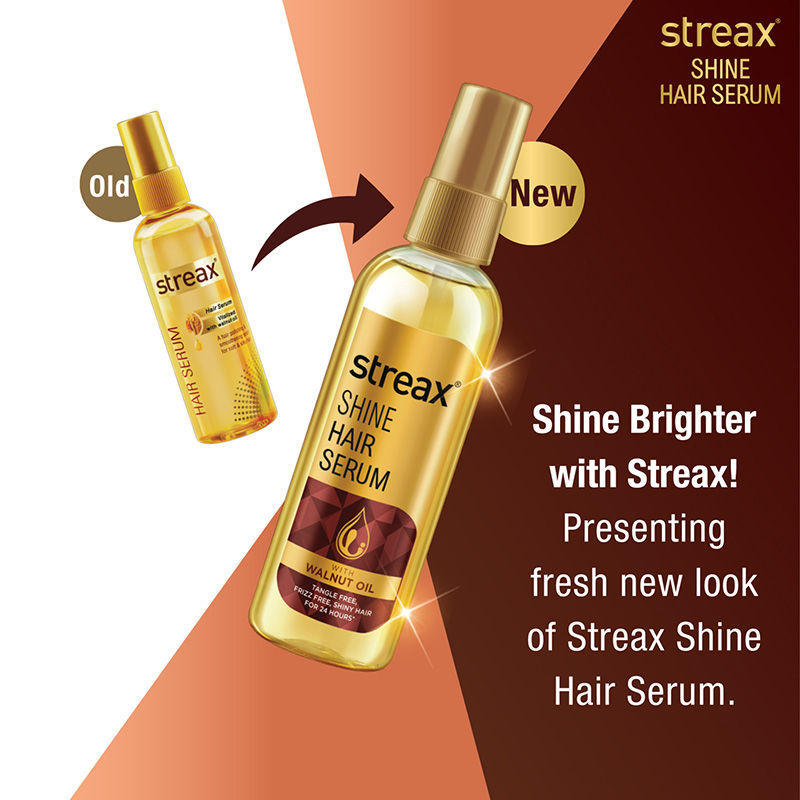 Streax Hair Serum With Walnut Oil For Dry & Frizzy Hair, 50ml Buy at Indicrest Image 3