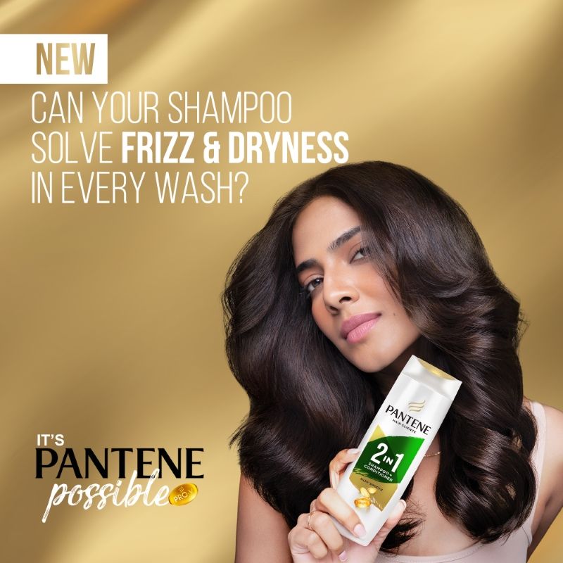 Pantene 2 In 1 Silky Smooth Care Shampoo + Conditioner, 340ml Buy at Indicrest Image 5