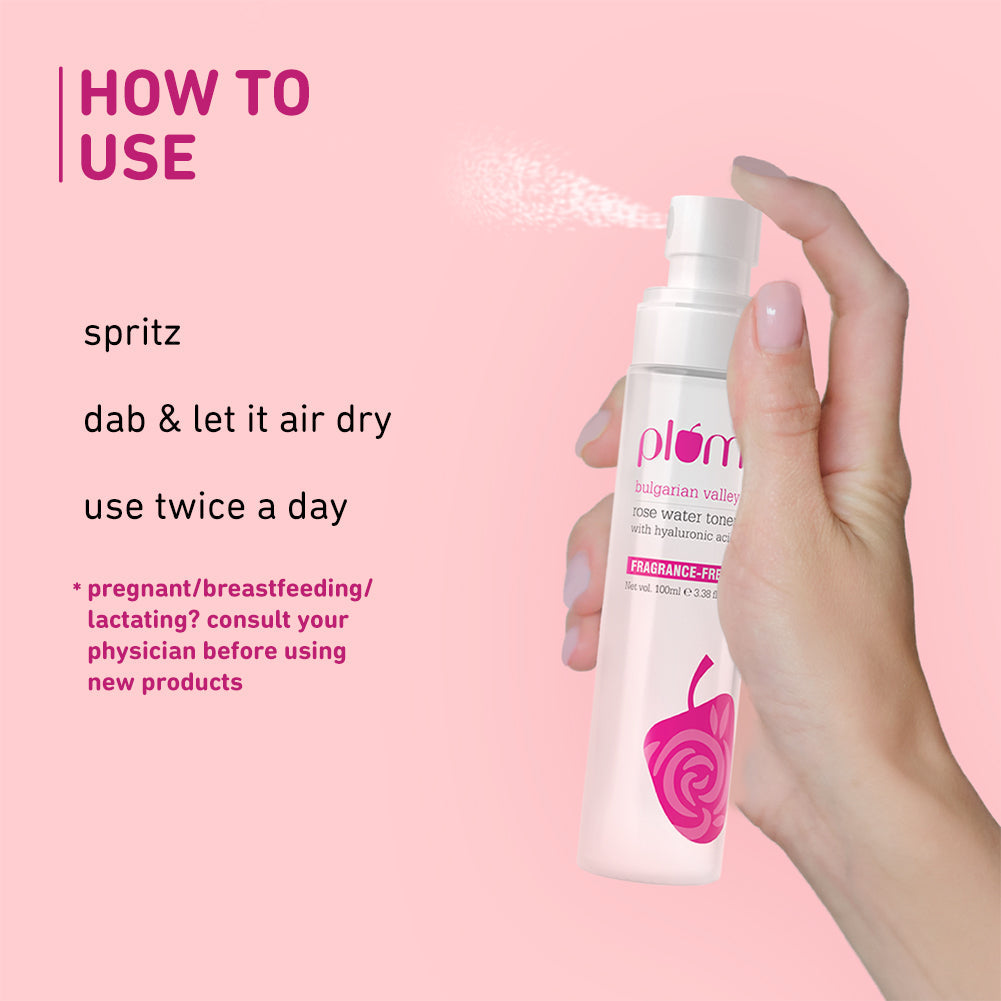 Plum Bulgarian Valley Rose Water Toner for tighter pores | Alcohol-Free Toner | Instantly Hydrates | Soothes & Calms Skin | Tightens Pores | Dermat-Tested, 100ml Buy at Indicrest Image 11