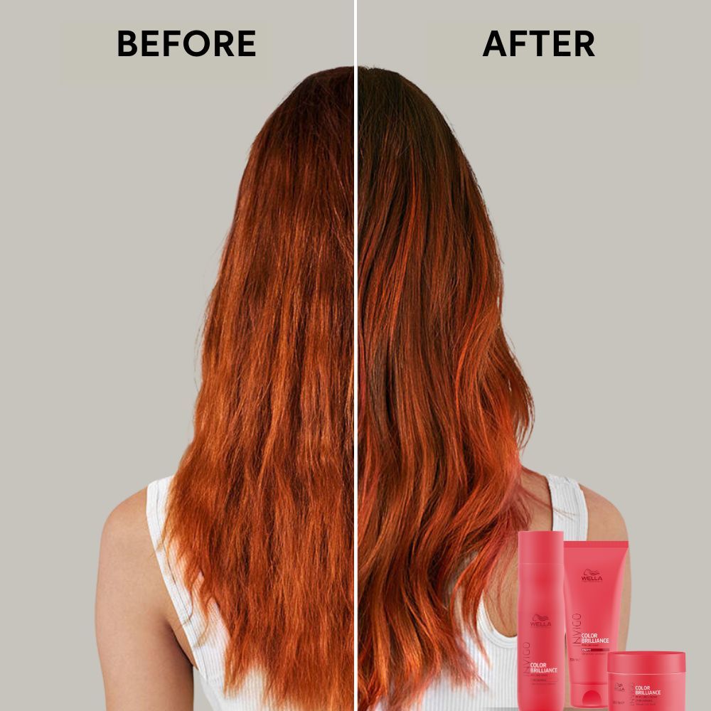 Wella Professionals Invigo Color Brilliance Hair Mask for Vibrant, Long-Lasting Color with Lime Caviar, 150ml Buy at Indicrest Image 3