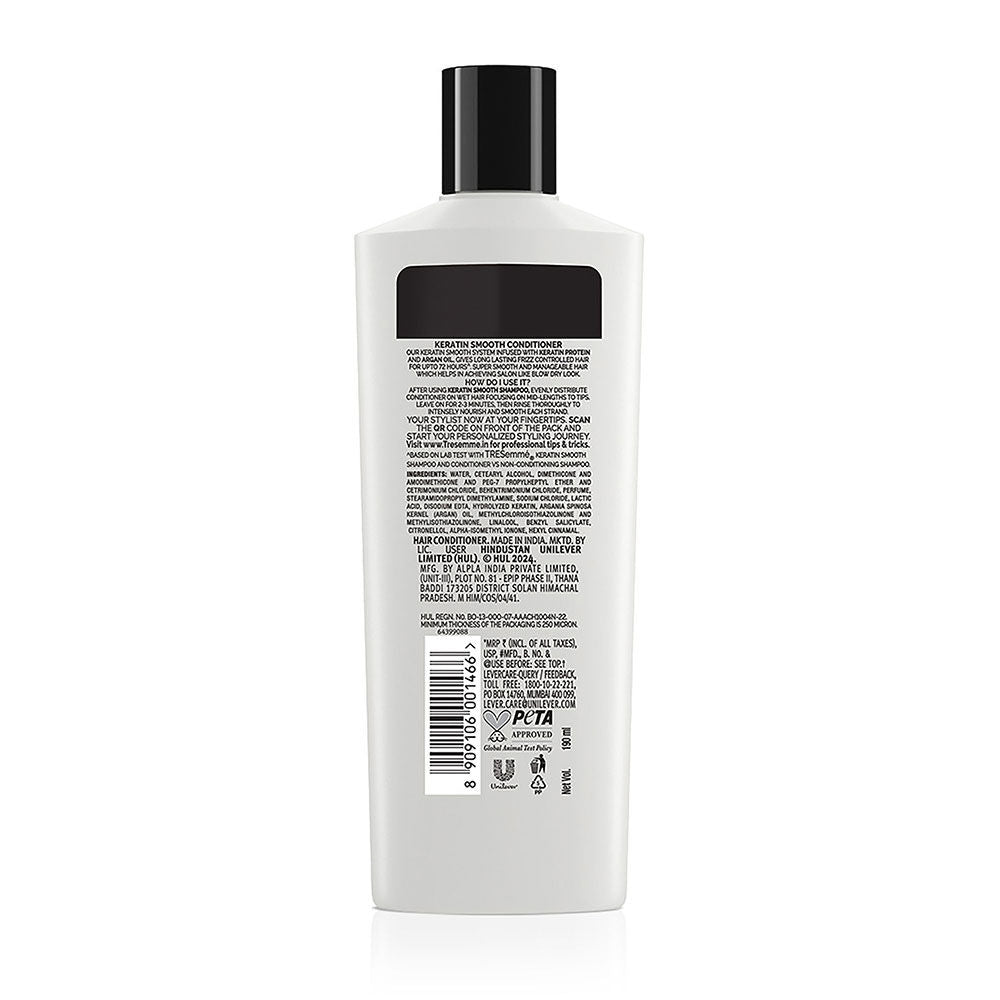 TRESemme Keratin Smooth Conditioner with Moroccan Argan Oil Controls Frizz up to 72 Hours, 190ml Buy at Indicrest Image 10