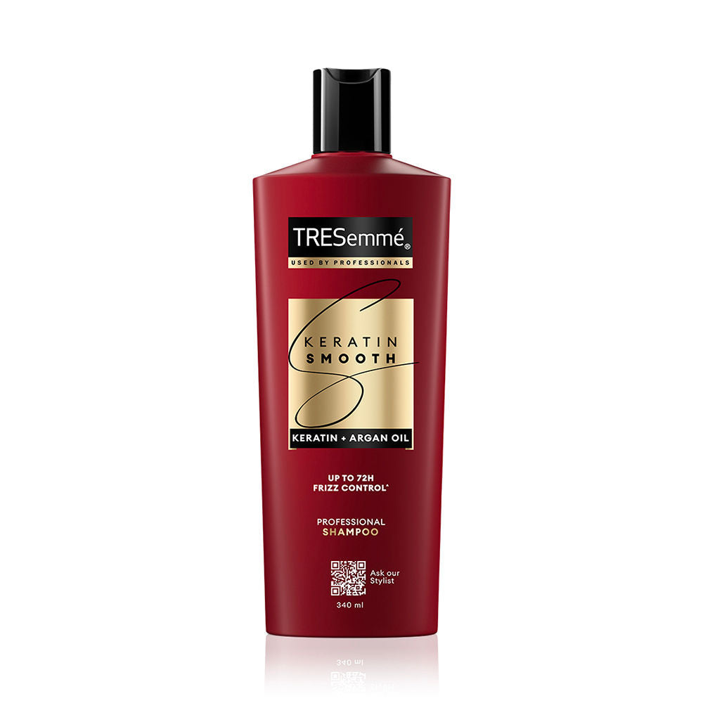 TRESemme Keratin Smooth Shampoo for Straighter Shinier Hair with Argan Oil Nourishes Dry Hair, 340ml Buy at Indicrest Image 2