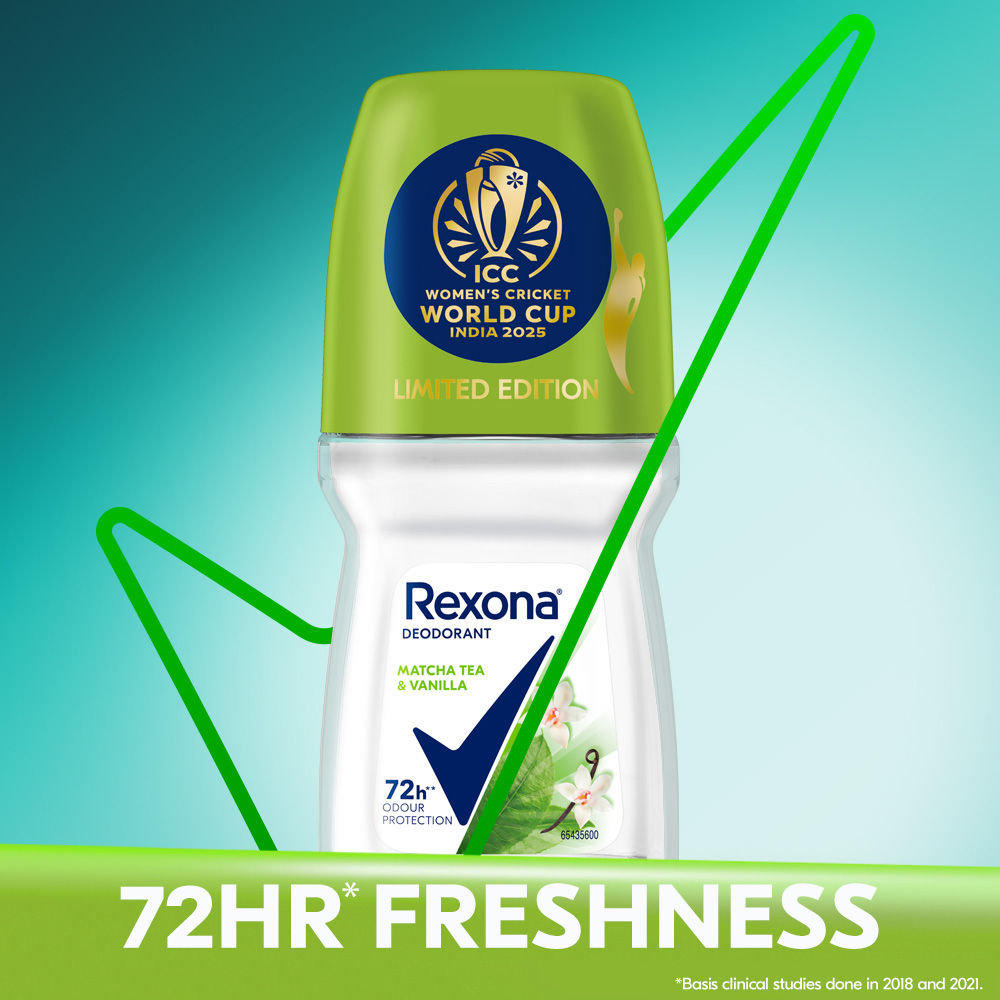 Rexona Antiperspirant Roll-On, Matcha Tea & Vanilla (Pack of 2) Buy at Indicrest Image 4