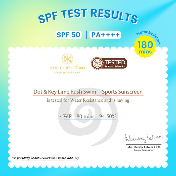 Dot & Key Swim + Sports Sunscreen SPF 50+ (Water Resistant) 50g Buy at Indicrest Image 4