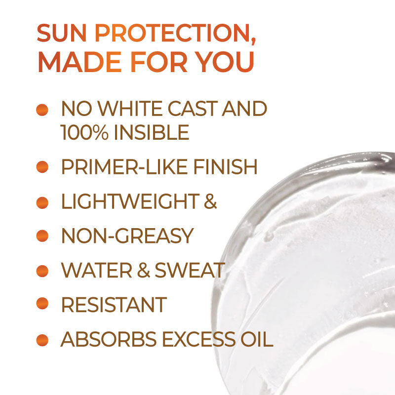 Streax Invisible Matte Gel Sunscreen SPF 50 Pa+++, For Glowing Skin, No White Cast & Non-Greasy, 50ml Buy at Indicrest Image 4